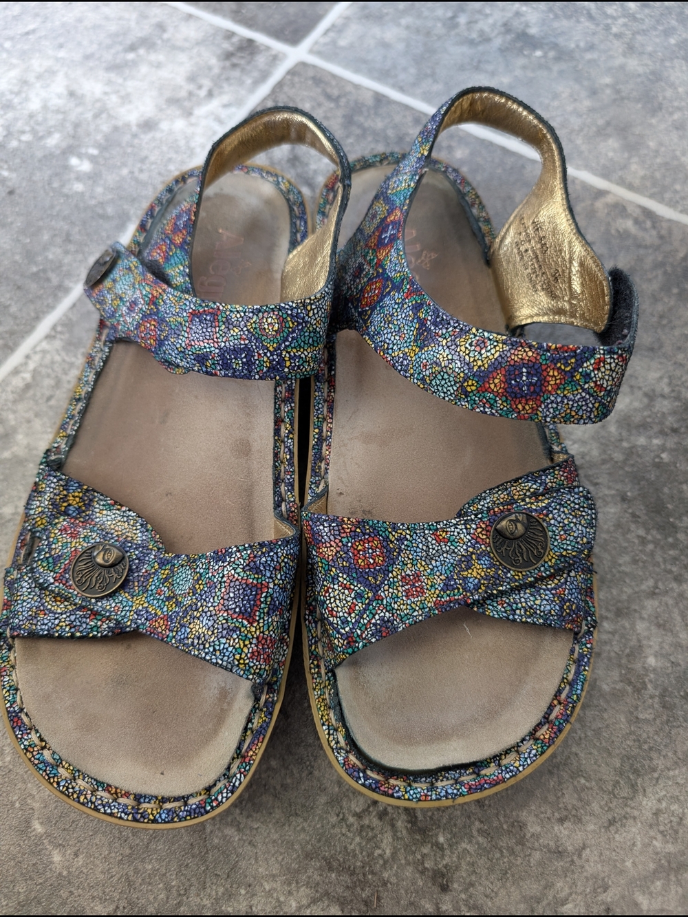 Alegria by PG Lite Sandal | Mosaic Multicolor | EU 38 / US 8